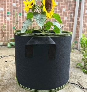 5 10 Gallon 20 Gallon Felt Grow Bags Thickened non-woven Vegetable Saplings Potato Tree Planting Bags Tree Foldable Planting Buc