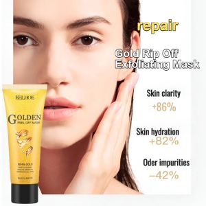 ✨【24K Gold】Gold Exfoliating Mask Gold Peel Off Mask Anti Wrinkle Blackhead Remove Deep Cleansing Purifying Lifting Firming Whitening Mask