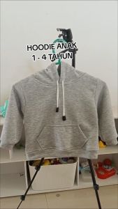 Hoodie Polos Anak Bahan Terry Nyaman Tebal Lembut Laki-laki Perempuan