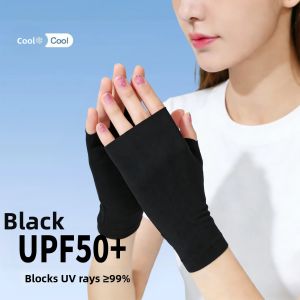 JIFANPAUL | Uv Protection Cooling Silk Nails Beauty Summer Gloves
