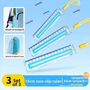 deli | Anti-slip & Stylish Student Ruler 15cm