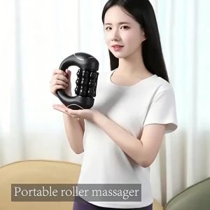 Jinkairui | Jinkairui Portable Hand‑Held Electric Roller Massager Full‑Body Muscle Relax Device for Home Office Fitness Ideal Premium Gift