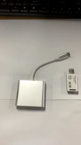 Type-C to HDMI 4K Adapter USB 3.0 PD Fast Charging 3-in-1 Hub Switch Laptop MacBook Tablet Travel Work Plug & Play