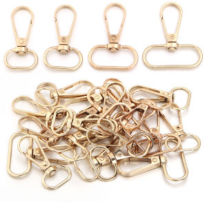 10pcs/lot Zinc Alloy Swivel Snap Hook Metal Lobster Clasp For DIY Keychain Bag Strap Trigger Hook Webbing Connector Accessories