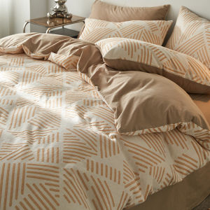 Kiss Dear | Minimalist 3-Layer Washed Cotton 3-Piece Bedding Set