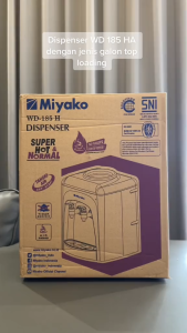 MIYAKO WD185H Dispenser Panas dan Nomal Bergaransi Resmi BONUS RAK 2 SUSUN
