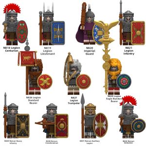 Ancient Roman Knight Figure Building Blocks