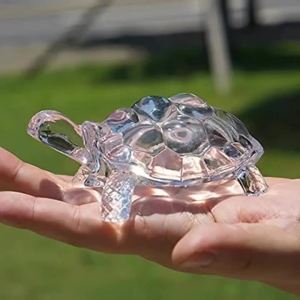A Crystal Turtle Ornament Mini Turtle Statue Lucky Ornament Suitable for Home Office Desk Decoration Home Decoration