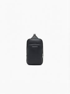 Armani Exchange | Zipped Rectangular Commuter Shoulder Crossbody Bag