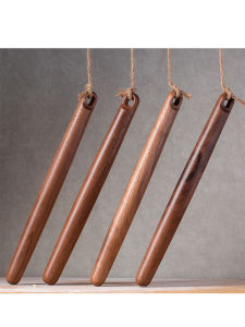 Grandmas Wooden Rolling Pin Double Fine End Black Walnut Small Size Home Use Real Wood Dumpling Skin Large Size