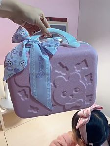 新款奶油胶咕卡大礼包收纳箱 现货圣诞礼物476 pcs Cream Gum Guka Gift Pack Pink Suitcase Set Christmas Gift Girl