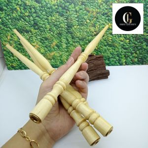 Padutan pipa once kayu kemuning gading model profil 25cm C63