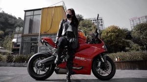 GHOST RACING GR-TB07 - Tas Pinggang Leg Bag Riding Travelling