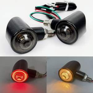 1SET Motorcycle Universal LED Suzuki BMW Kawasaki HONDA YAMAHA Turn Signal Lights 12V Flasher Indicator Blinker Rear