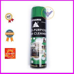Xịt bọt tẩy vệ sinh nội thất xe ô tô đa năng Dyramid Foam Cleaner 650ml