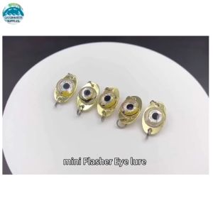 LED Mini Flash Fish Lure Light – Eye-Shaped Deep Drop Underwater Attractor Lamp for Squid and Night Fishing