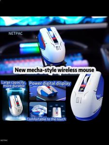 NETPAC Mouse Gaming Wireless Silent Click 1600 DPI Bluetooth + 2.4G