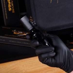 Ambition Stroke 4.0mm Rotary Tattoo Machine Coreless Motor Permanent Makeup Pen Grip 33mm RCA Interface For Body Art