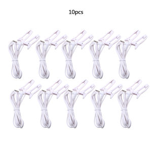 YINHANG | Digital TENS Massager Ear Clip Portable Pain Relief Therapy with Electrode Wire Connecting Cables for Sleep Massager Accessory