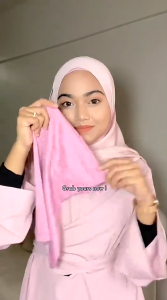 Tudung Jersey Cotton Inner Hijab Snowcap Tie Back Modal Elastic Strap Bottom Cap Inner