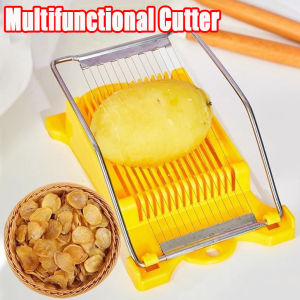 Stainless Steel Luncheon Meat Egg Cutter Multifunctional Banana Cheese Strawberry Slicer Home Kitchen Cooking Gadget