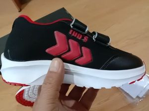 Sepatu Sekolah Anak Laki Laki Perempuan Sepatu Warna Hitam Murah Tali Perekat Rekat Kecil Tanggung Umur 6-10 Tahun PAUD TK SD SMP SMA Kelas 1 2 3 4 5 6 7 8 9 0-KIDZTUBS1905040824