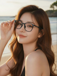 HELEN KELLER | Slimming Black Rimmed Glasses Lightweight