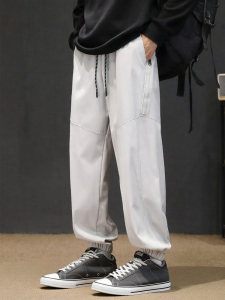 Warrior | Mens Spring and Autumn New Style Loose American Leisure Sport Drawstring Work Pants