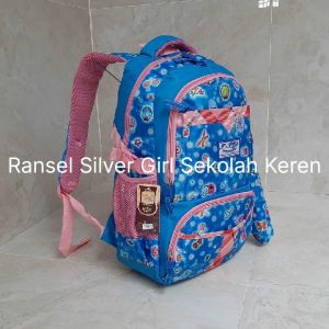 Alto Silvergirl Backpack UNGU Tas Sekolah Tas Kuliah Tas Travelling 72284 Ransel Laptop Raincover