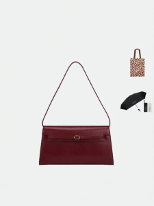 VERAFIED | Elegant Small Market Leather Evening Underarm Clutch