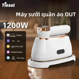Bàn Ủi Cầm Tay Di Động 1200W Với Bốn Cài Đặt Nhiệt Độ Bàn Chải Hơi Nước Có Thể Gập Lại Để Ủi Quần Áo Trong Ký Túc Xá Và Sử Dụng Cho Sinh Viên
