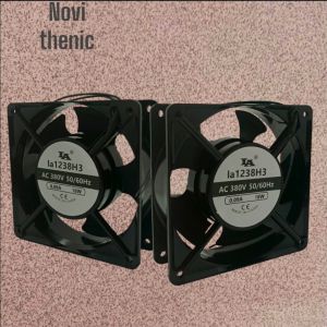 Kipas Industri high speed Fan AC 380V 0.09A 18W LA 1238H3 12x12x3.8 cm / Kipas AC380tebal 3.58cm -380 12x12x2.5cm