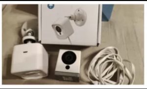 CCTV BUNDLE:WYZE CAM OUTDOOR HD PANORAMA BULB CAMERAFULL HD DASH CAMERA