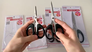 Kéo văn phòng kéo cắt giấy thủ công bằng thép không gỉ dụng cụ văn phòng cắt giấy