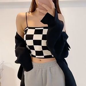 ​HEILOU Camisoles with Padded Bra Women Singlet Tube Tops Women Beauty Back Corsets