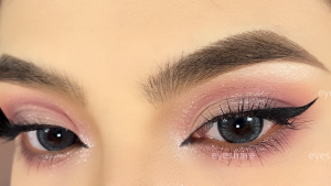 {Bán chạy}1 Cặp Kính áp tròng ASURA-BROWN sử dụng 12 tháng 14.5mm làm cho đôi mắt to hơn EYESHARE
