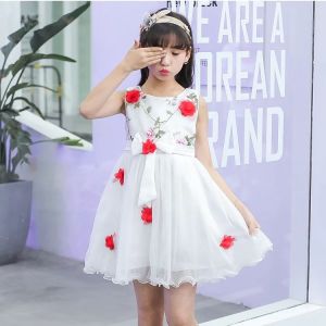 DRESS ANAK PEREMPUAN IMPORT MURAH DRESS TUTU RED ROSE