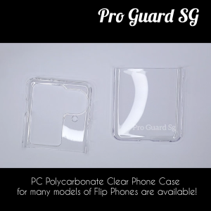 [SG] PC Flip Phone Xiaomi Mix Flip 2 Flip Phone Case Clear PC Polycarbonate Hard Transparent Shockproof Casing