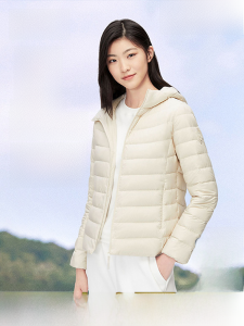 Bosideng down Jacket Womens Short Lightweight Warmth Hooded Loose Middle-Aged And Elderly Mothers Outfit Autumn Winter New Style