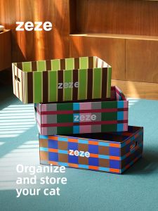 Scratch Resistant Corrugated Cat Board & Cat House zeze
