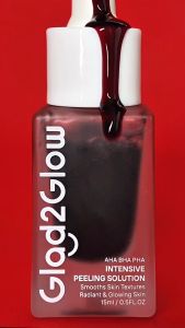 GLAD2GLOW PEELING SOLUTION 15ML AHA BHA PHA INTENSIVE SERUM