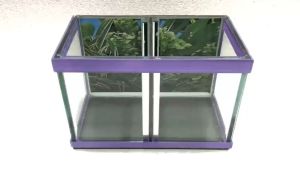 Aquarium Kaca Kuat Motif Camo/Polka untuk Ikan Cangur 30cm - Tahan Air