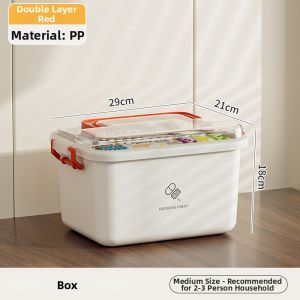 Large Capacity Medicine Storage Box For Home