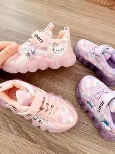 Sepatu Anak Cat Decals Import Murah Lampu LED