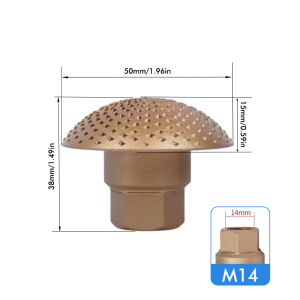 Đầu Mài Gỗ Cong Bằng Thép Carbon Dùng Cho Máy Mài Góc Phụ Kiện Dụng Cụ Chế Biến Gỗ Không Chứa Hóa Chất Gây Hại