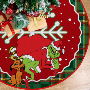 VIKAMA Cartoon Christmas Tree Dress Holiday Party Decoration Items Durable And Machine Washable Christmas Home Decoration