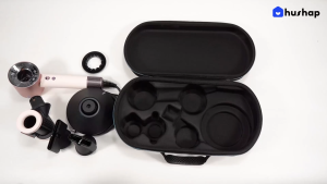 HusHap กระเป๋าเก็บไดร์ เคสแข็งแรง กันกระแทก กันน้ำ พกพาสะดวก รองรับ Dyson Supersonic HD08 HD15 HD16