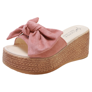 Thick Soled Platform Sandals One-band Slide