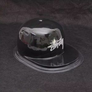 PVC Plastic hat Cap Case for Flat Brim Visor Cap Case