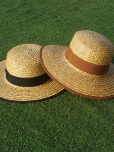 Summer Large Brim Sun Hat Beach Vacation Casual All-Match Sunscreen Flat Top Hat Travel Sun Hat Elegant Straw Hat Trendy